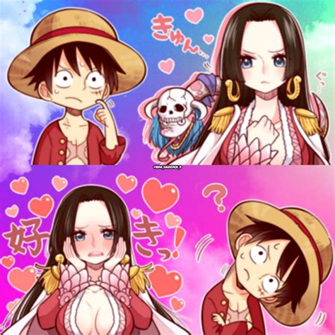 Luffy X Hancock Personagens De Anime Luffy Menina Anime | Hot Sex Picture