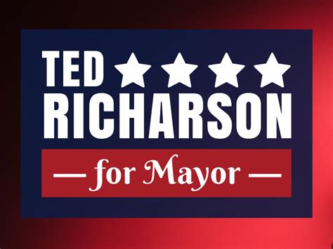 Mayor Political Yard Sign Template | MyCreativeShop