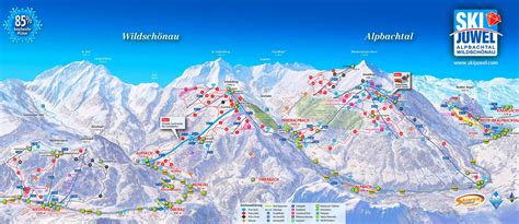 Alpbach ski map - Ontheworldmap.com