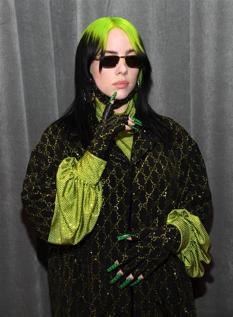 Billie Eilish Gucci Nail Art at the Grammys 2020 | POPSUGAR Beauty