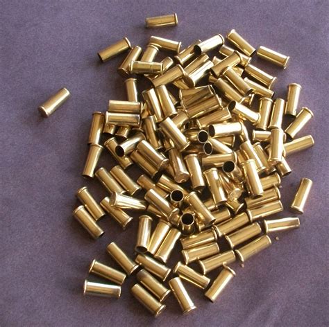 Brass Bullet Shells 22 Caliber Set of 25 Cleaned and