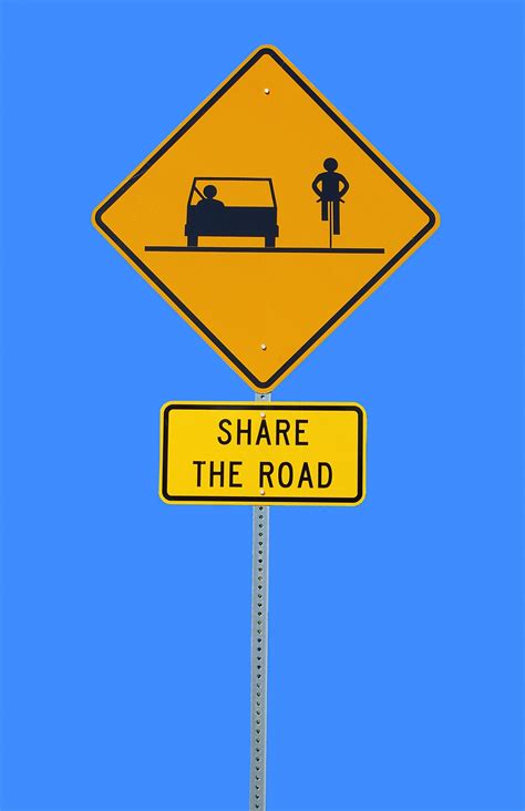 Share The Road Sign Free Stock Photo - Public Domain Pictures