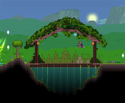 Made some fishing ponds 😊 : r/Terraria