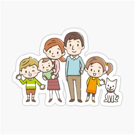 "Animated Family Picture" Sticker by Prodavnica024 | Redbubble