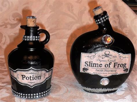 DEBBIE-DABBLE BLOG: Potion Bottles for Halloween, Part 2!!