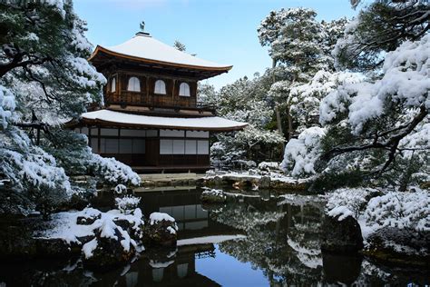 Ginkaku-ji covered with snow | at Ginkaku-ji, Kyoto, Japan. | Flickr