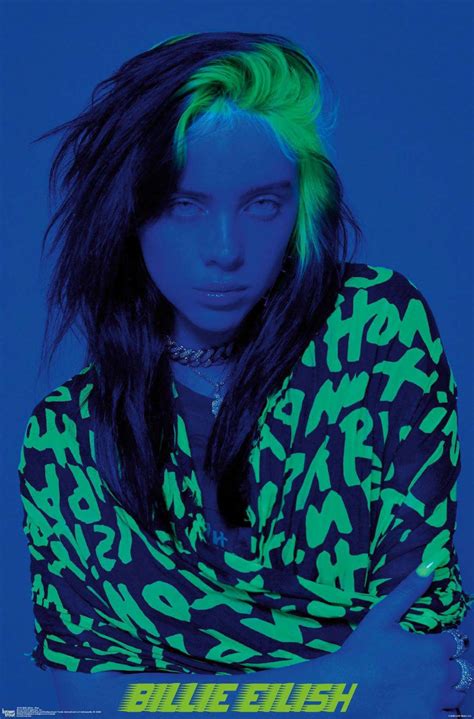 Billie eilish blue poster – Artofit