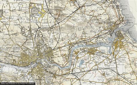 Historic Ordnance Survey Map of Wallsend, 1901-1903