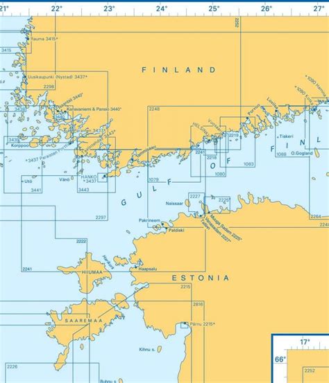 Gulf of Finland map - Map of gulf of Finland (Northern Europe - Europe)