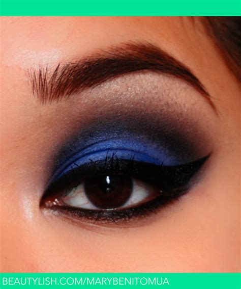 Dark Blue Smokey Eyes | Mary B.'s (marybenitomua) Photo | Beautylish