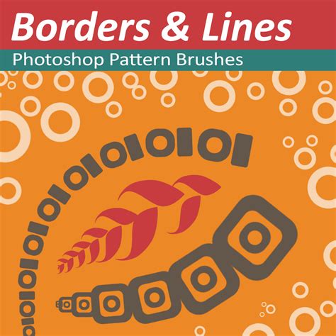 Photoshop Pattern Brushes - Borders and Lines from GrutBrushes.com