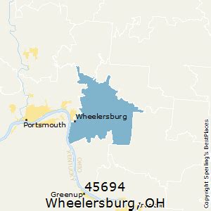 Wheelersburg (zip 45694), OH