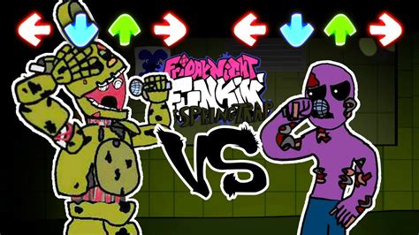 Springtrap vs. Michael Afton Demo | Friday Night Funkin' Mod - YouTube