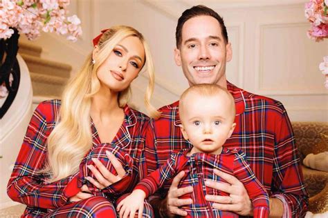Paris Hilton Poses with Her Babies in Matching Pajamas for First Family Christmas Photos (Exclusive)