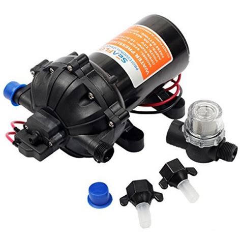 Seaflo 12v DC Water Pressure Diaphragm Pump 18.9 L/min 5.0 Gpm 60 Psi