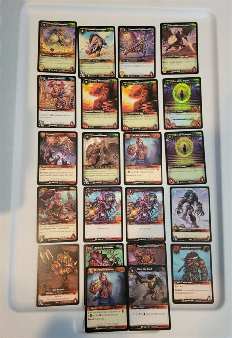 World of Warcraft TCG Lot of 22 Cards | eBay