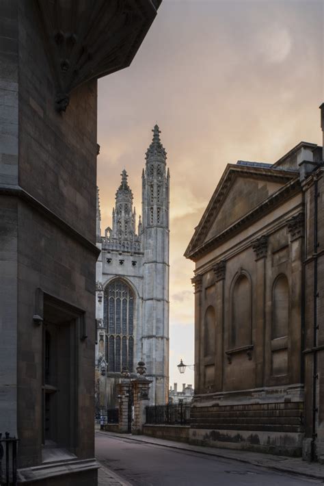 Clare College Chapel and King's College Chapel, Cambridge, seen from Trinity Lane | RIBA pix