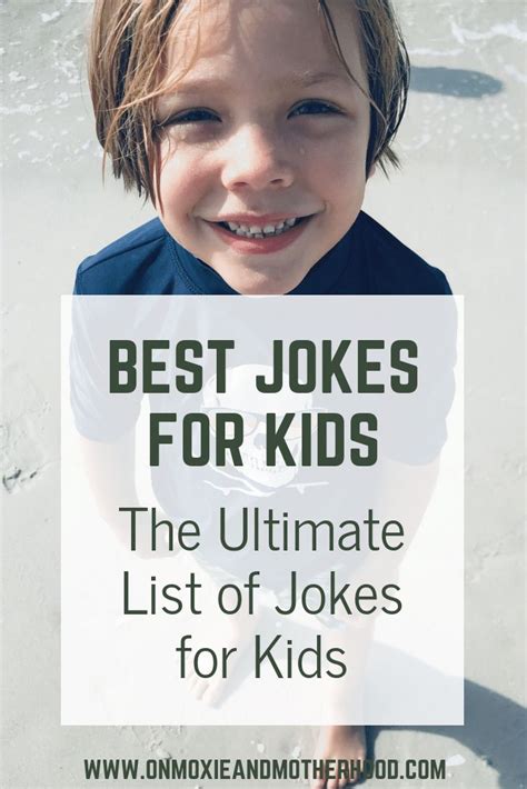 The BEST jokes for kids! My son loves kid jokes, so we made this big ...