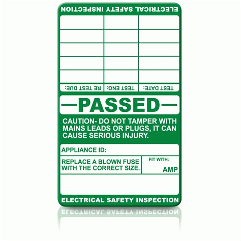 PAT Testing Cable Wrap Labels | Portable Appliance Testing | Label Bar