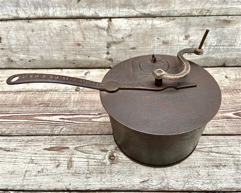 Antique Coffee Roaster 1850s Cast Iron Handle Hand Crank - Etsy