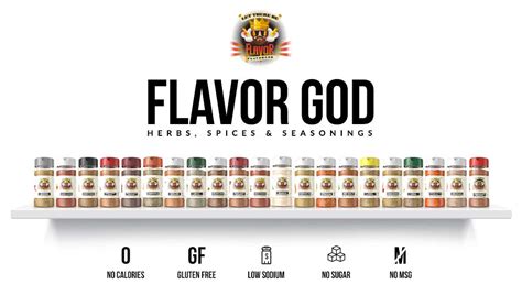 Amazon.com : Flavor God Seasonings, 5oz, Pack Of 4 : Grocery & Gourmet Food