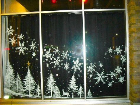 Image result for chalk marker window christmas | Christmas window ...