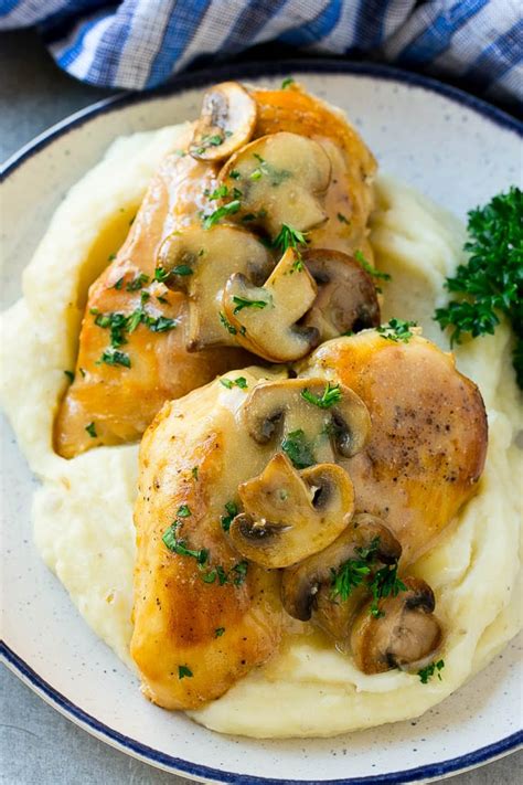 Slow Cooker Chicken Marsala - Dinner at the Zoo