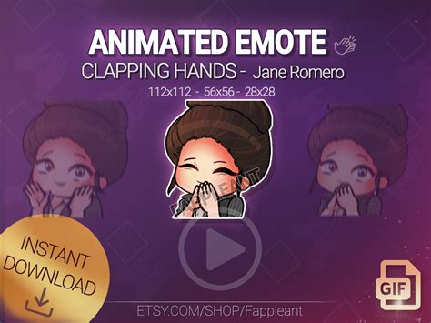 ANIMATED Dead by Daylight Jane Romero Emote Clapping Hands - Etsy Canada