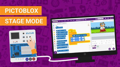 evive Projects with PictoBlox Stage Mode | Control Hardware in Real-Time