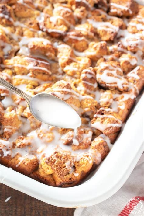 Cinnamon Roll Bread Pudding | Cooking on the Front Burner