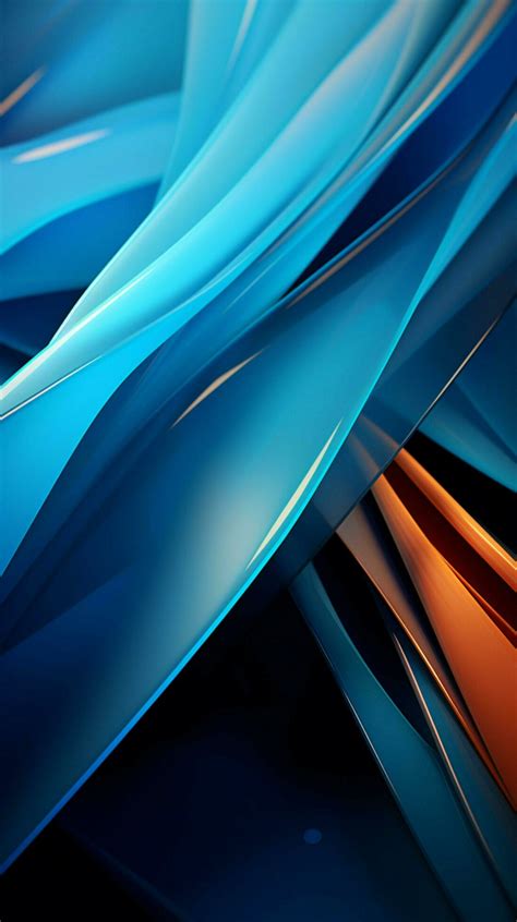 Time honored blue screensaver abstract elegance in soothing, classic ...