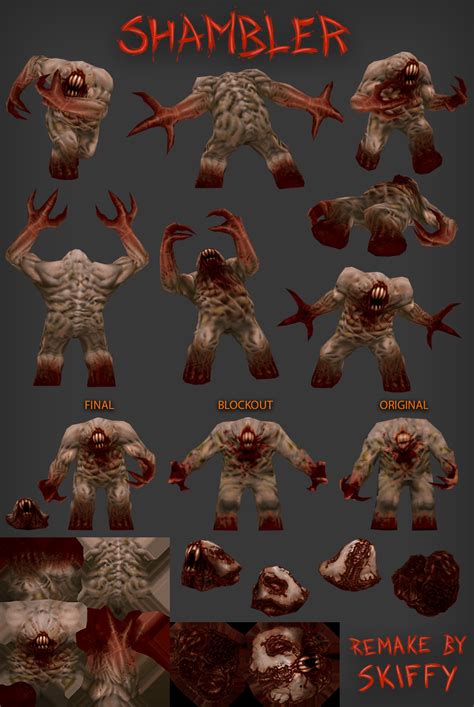 ArtStation - Shambler HD Remake for Quake Classic., Renier Banninga | Retro games poster ...