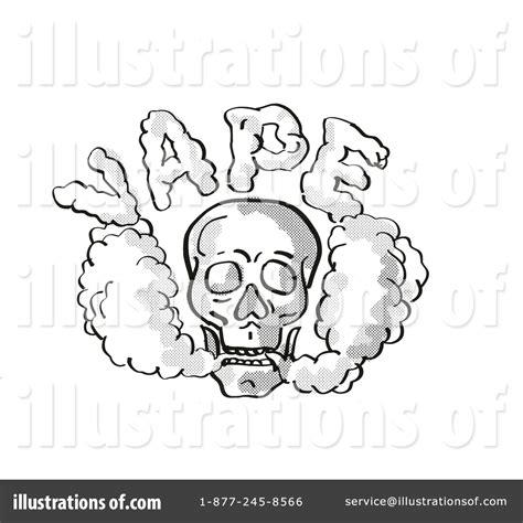 Vaping Clipart #1688864 - Illustration by patrimonio