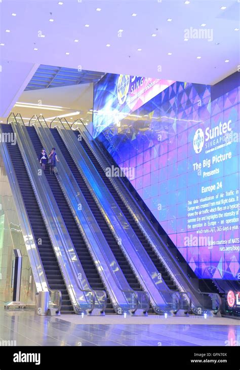 Suntec City Convention and Exhibition Centre in Singapore Stock Photo - Alamy