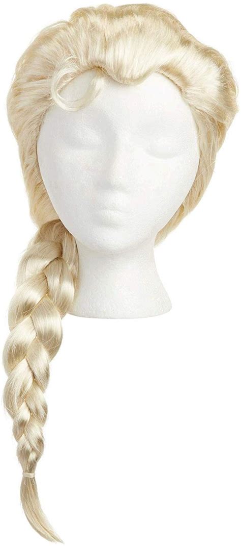 Disney Frozen 2 Elsa Wig, 20" Long with Iconic Braid for, Wig, Size No ...