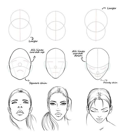 How To Draw Faces - I Draw Fashion Academy | Drawing tutorial face ...