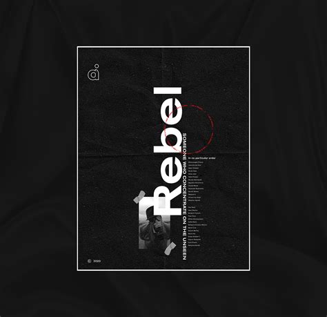 Rebel -- Poster Design Series Vol 1 on Behance