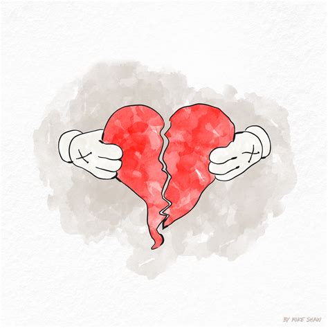 "808s & Heartbreak" Illustration :: Behance