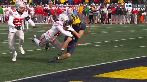 Michigan credited with controversial touchdown against Ohio State