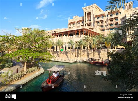 The Madinat Jumeirah Al Qasr Hotel, Jumeirah Beach, Dubai, United Arab Emirates, Middle East ...