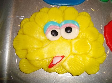 Sesame Street Elmo, Big Bird, & Cookie Monster Birthday Cake ...