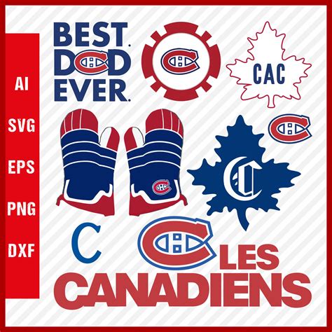 Montreal Canadiens Logo, Canadiens Svg Cut File, Layered Svg - Inspire Uplift