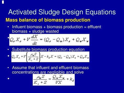 PPT - Activated Sludge Design (Complete Mix Reactor) PowerPoint ...