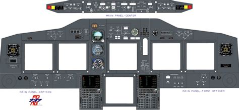 MIP: Layout and dimensions ~ Home Cockpit Boeing 737NG-800