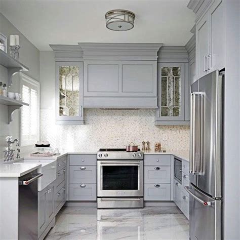 6 Beautiful Light Grey Kitchen Cabinets Ideas - Dream House