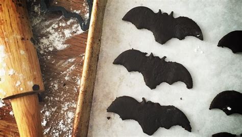 Celebrating Halloween with Double Chocolate Bat Cookies - Lidija's Kitchen