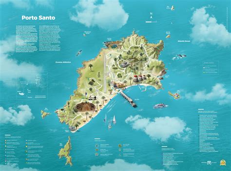 Porto Santo - Mapa / Map by Visit Madeira - Issuu