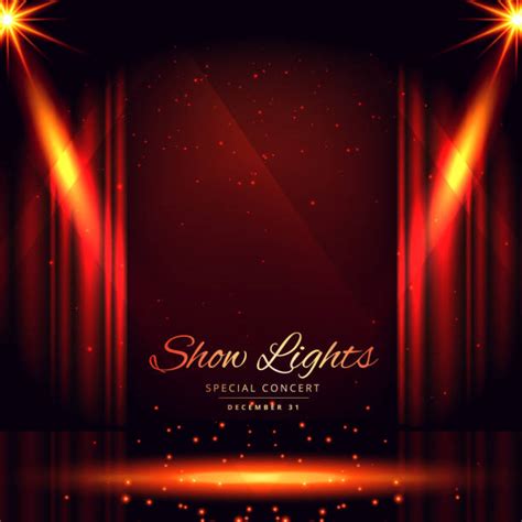 4,600+ Spotlight On Curtain Stock Illustrations, Royalty-Free Vector ...