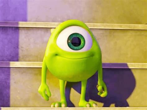 Kid Mike Wazowski Happy: Mike Wazowski, Monsters Inc, Pixar, Happy ...