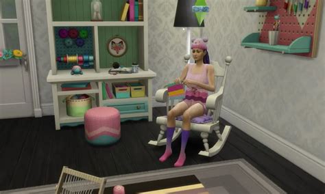 Get Knotty with The Sims 4 --- Nifty Knitting Stuff Pack review ...